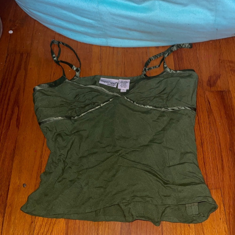 Green tank top